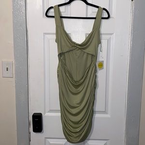 Mint Green Open Midriff Dress